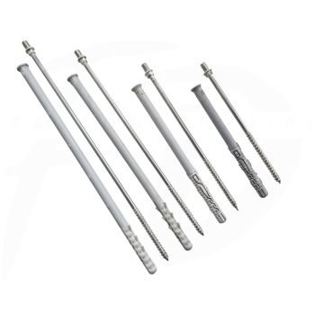 Dybel do obejmy stalowej firmy KROP o długości 300mm